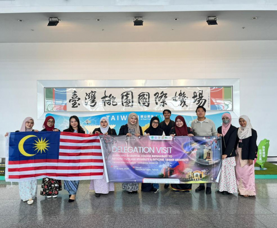 Delegasi Lawatan Jawatankuasa Kebajikan Mahasiswa (JAKMAS) UMSKAL ke Taiwan